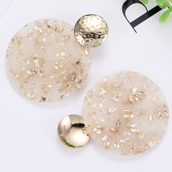 Jewelry - WREN | Christmas Sparkle Acrylic NYE Earrings